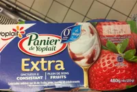 Spécialité laitière maigre sur lit de fruits, aromatisée, avec sucres et édulcorants