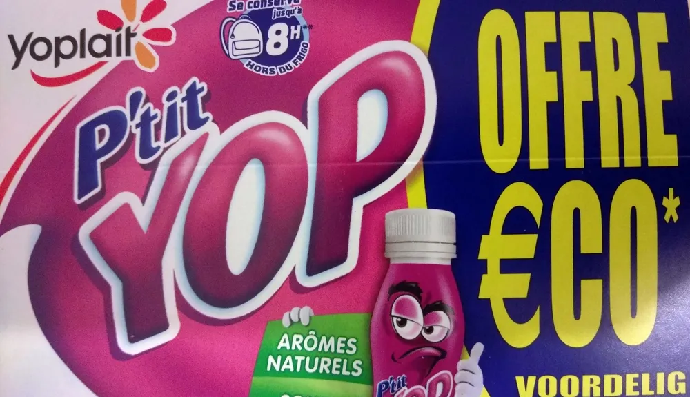 Yoplait P'tit Yop goût fruits rouges