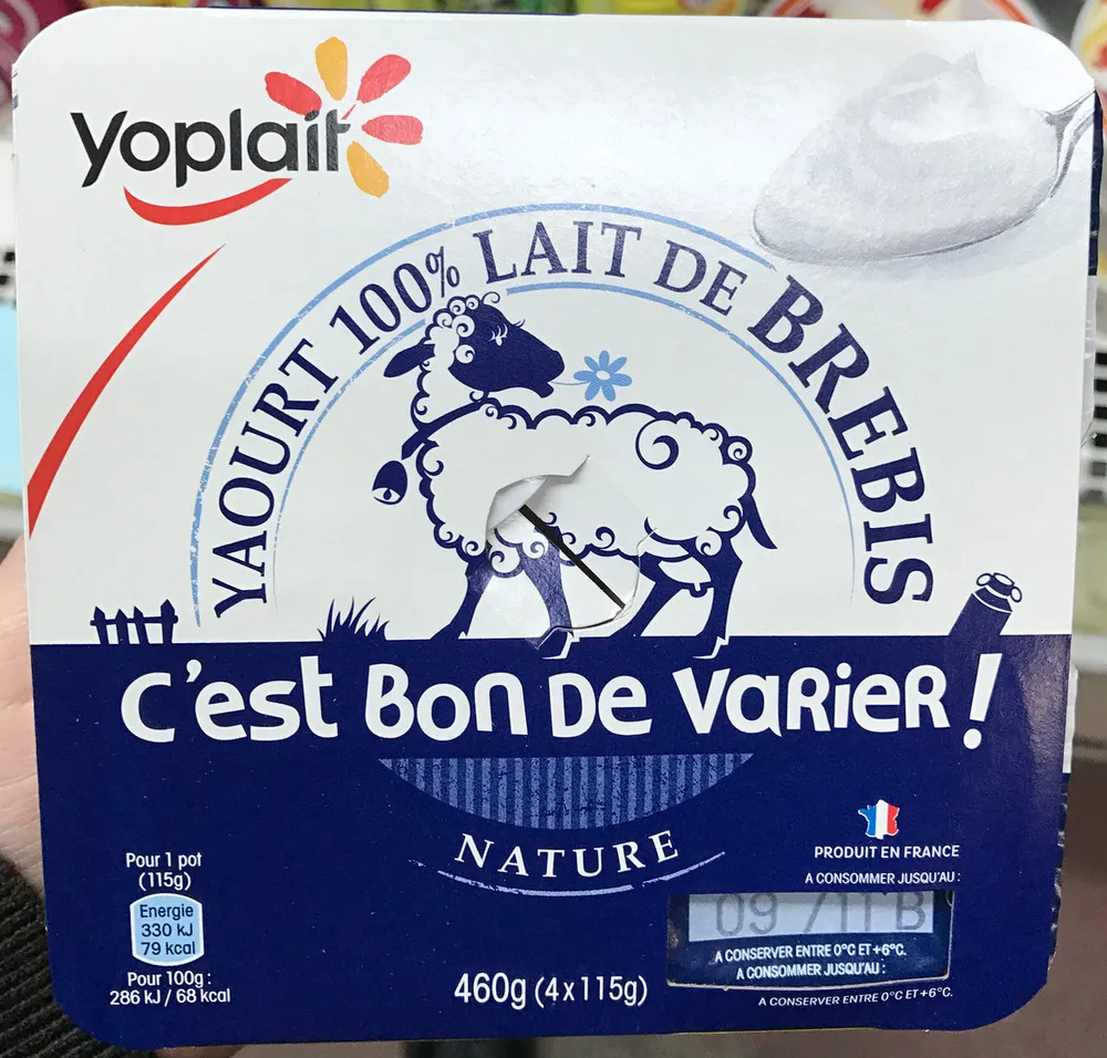 Yaourt 100% Lait de Brebis Nature