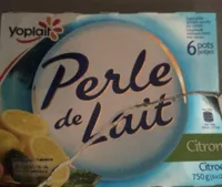 Spécialité laitière sucrée, au citron, aromatisée