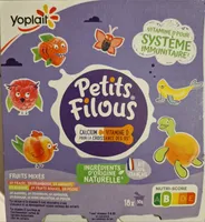 Spécialité laitière sucrée aux fruits à base de Fromage Frais, aromatisée (enrichie en vitamine D)