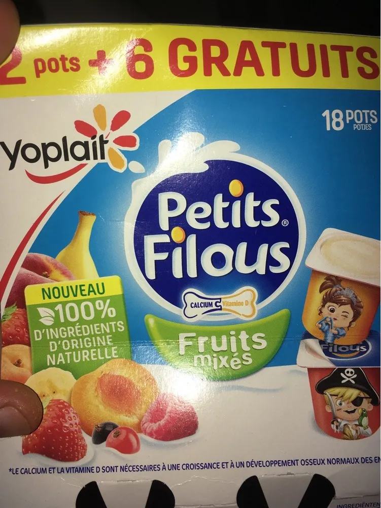 Petits Filous - Fruits mixés