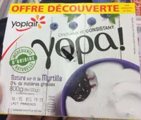 Yopa nature sur lit de myrtille