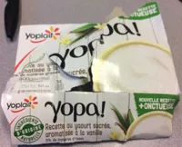 Recette au yaourt sucrée, aromatisée à la vanille