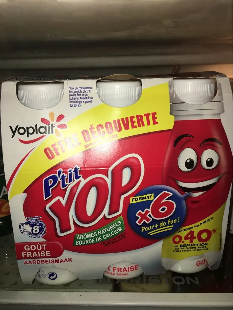 P’tit yop Goût fraise