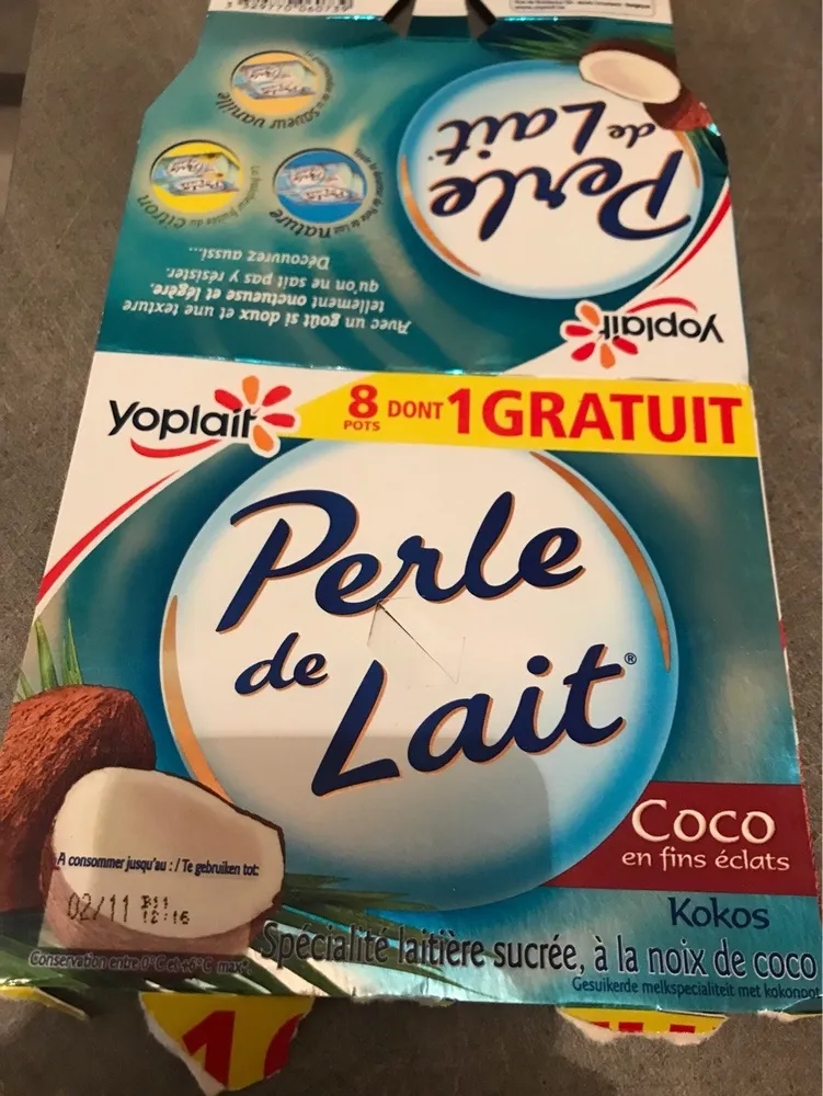 Perle de lait coco