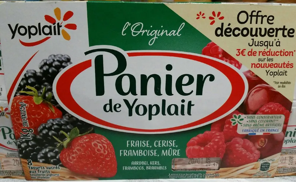 Panier fruits rouges