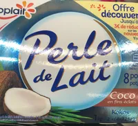 Spécialité laitière sucrée, à la noix de coco