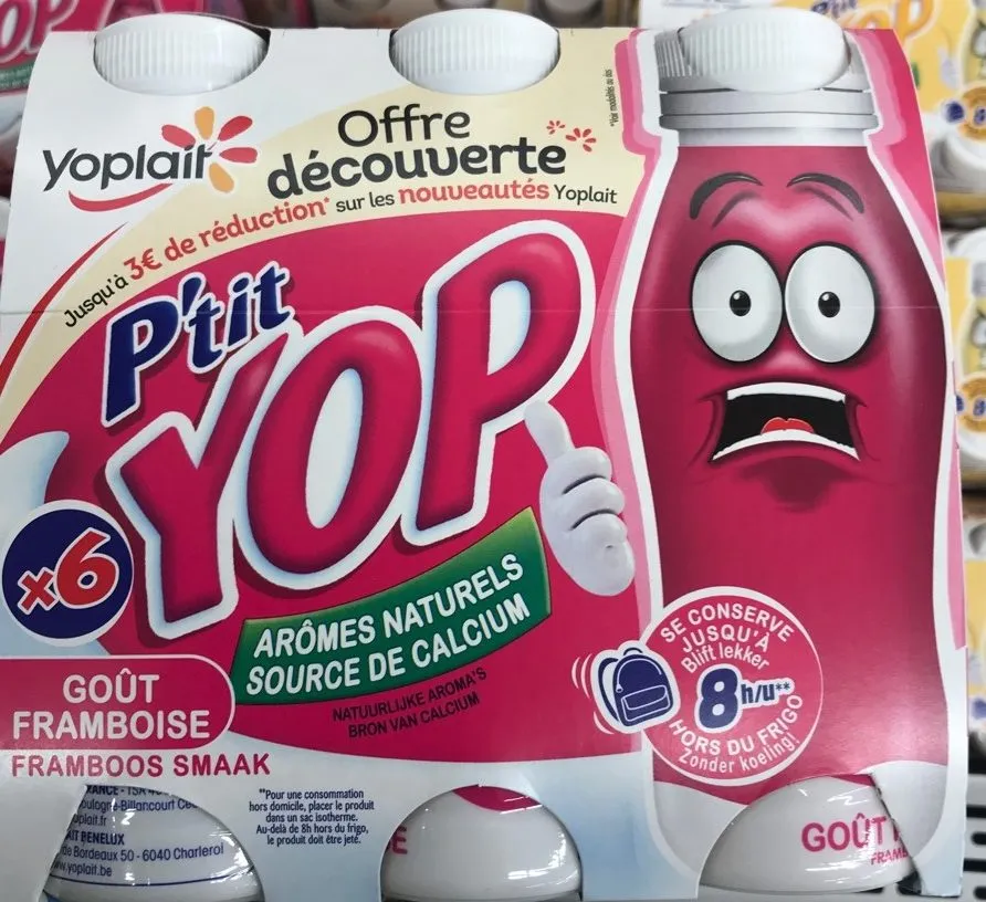 Yaourt à boire sucré aromatisé