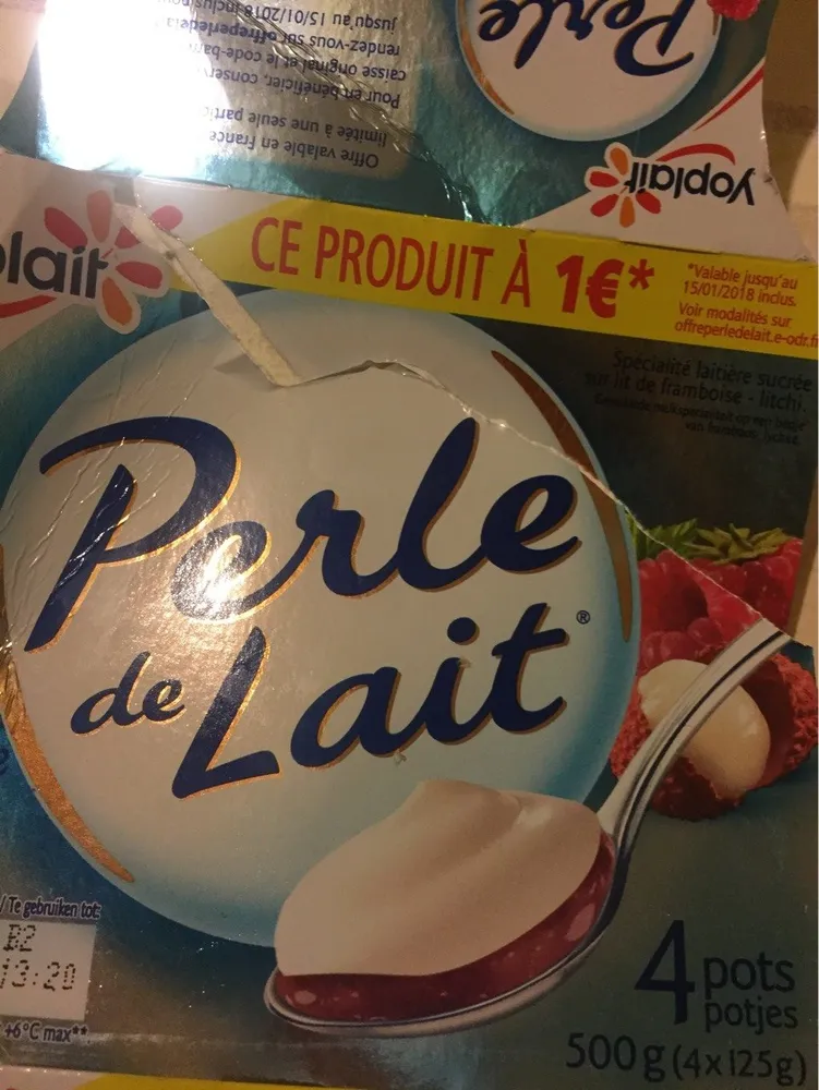 Perle de lait framboise