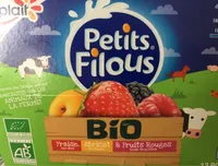 Petits filous Bio - Fraise, Abricot & Fruits rouges