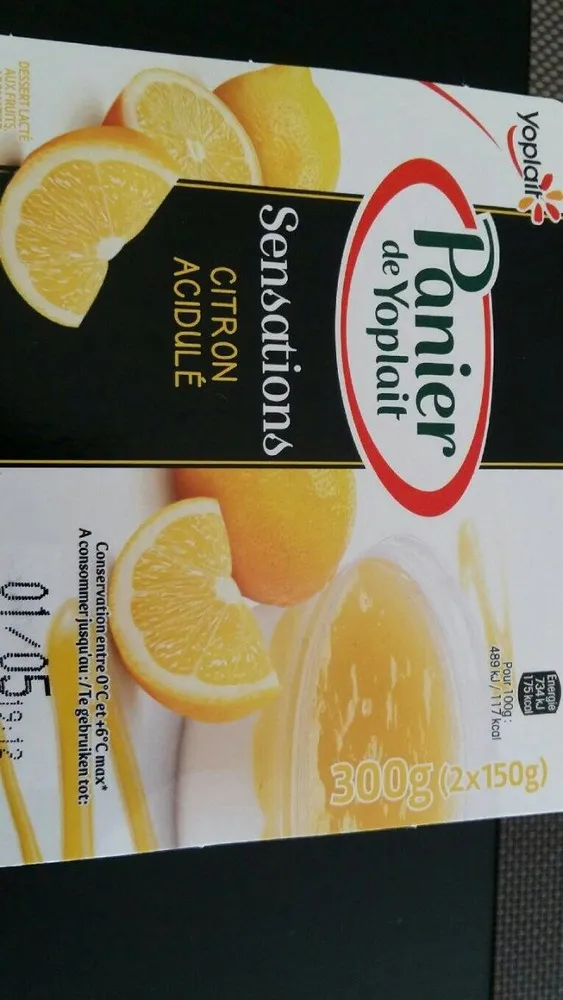 Sensations Paniers de Yoplait