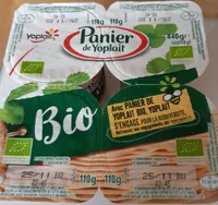 Panier de yoplait
