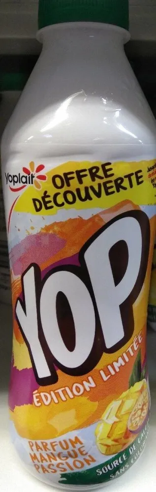 Yaourt à boire sucré aromatisé