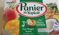 Panier de Yoplait J'aime les Fruits Exotiques