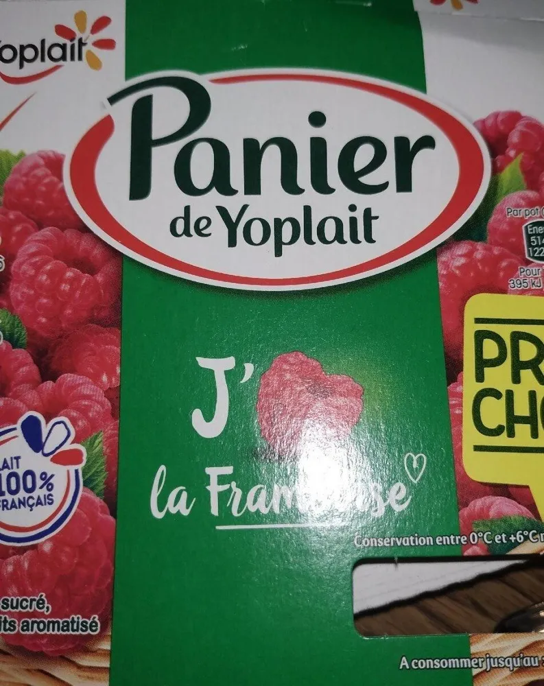 Yaourt sucré, aux fruits aromatisé