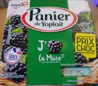 Yaourt sucré, aux fruits aromatisé