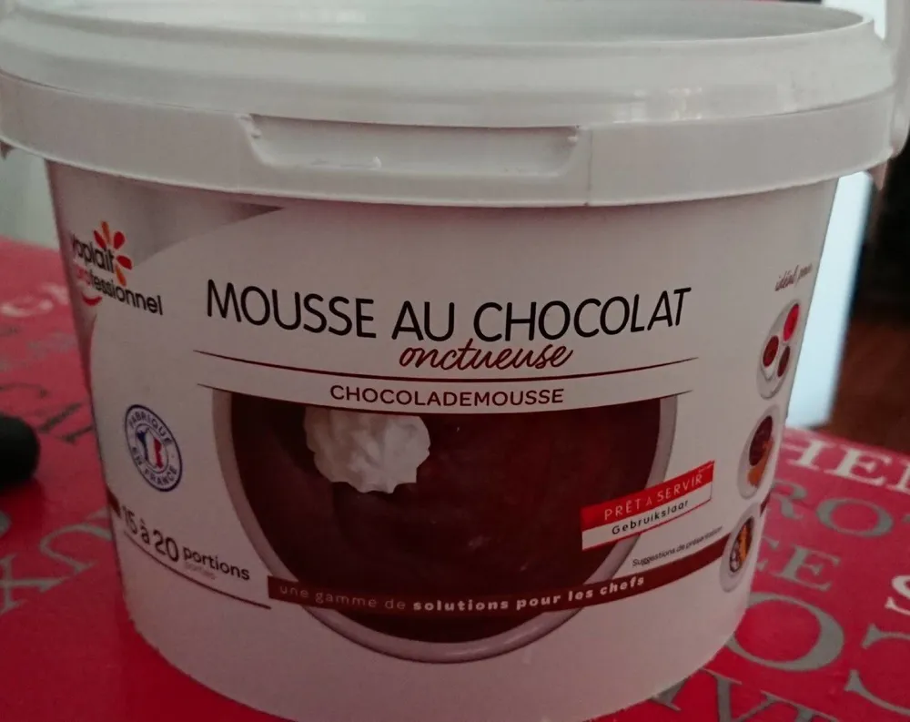 Mousse lactee au chocolat