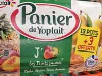 Yaourt sucré, aux fruits aromatisé