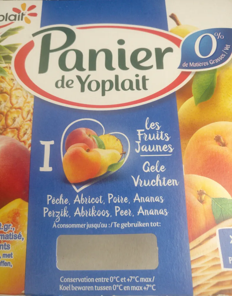 Panier de Yoplait 0%