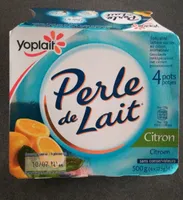 Spécialité laitière sucrée, au citron, aromatisée