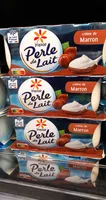 Perle de lait sur lit à la Crème de Marron x4
