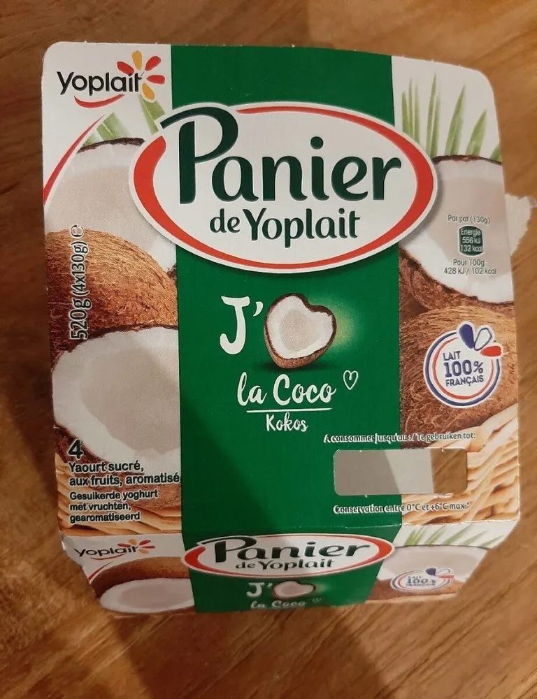 Yaourt sucré, aux fruits, aromatisé