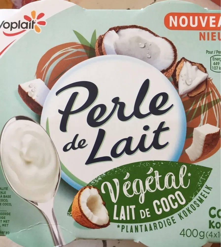 Perle de lait vegetal coco