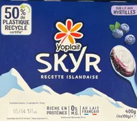 Skyr sur lit aux myrtilles