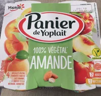 Panier de youplait 100% vegetal amande