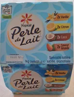 Perle de lait Multi-variétés Vanille Citron Amande Coco 2 x (4 x 125 g)
