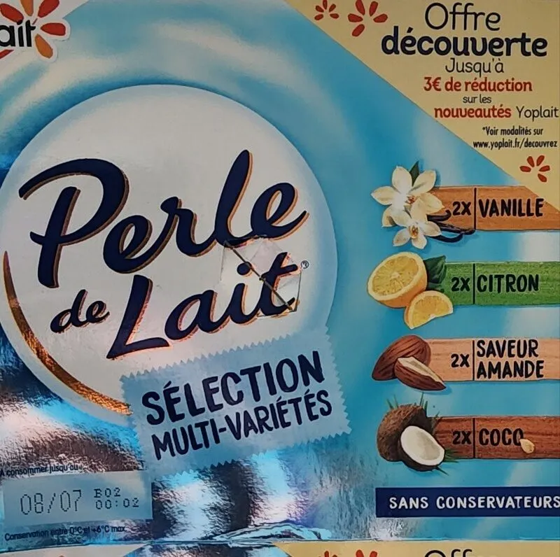 Perle de lait sélection