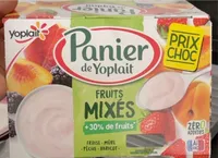 Panier de yoplait Fruits mixés