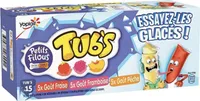 Petits Filou - Tub's, goût fraise, framboise et pêche