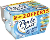 Perle de lait Multi-variétés 2 x (4 x 125 g)