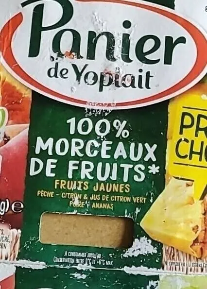 Panier de yoplait