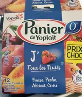 Panier de yoplait 0%