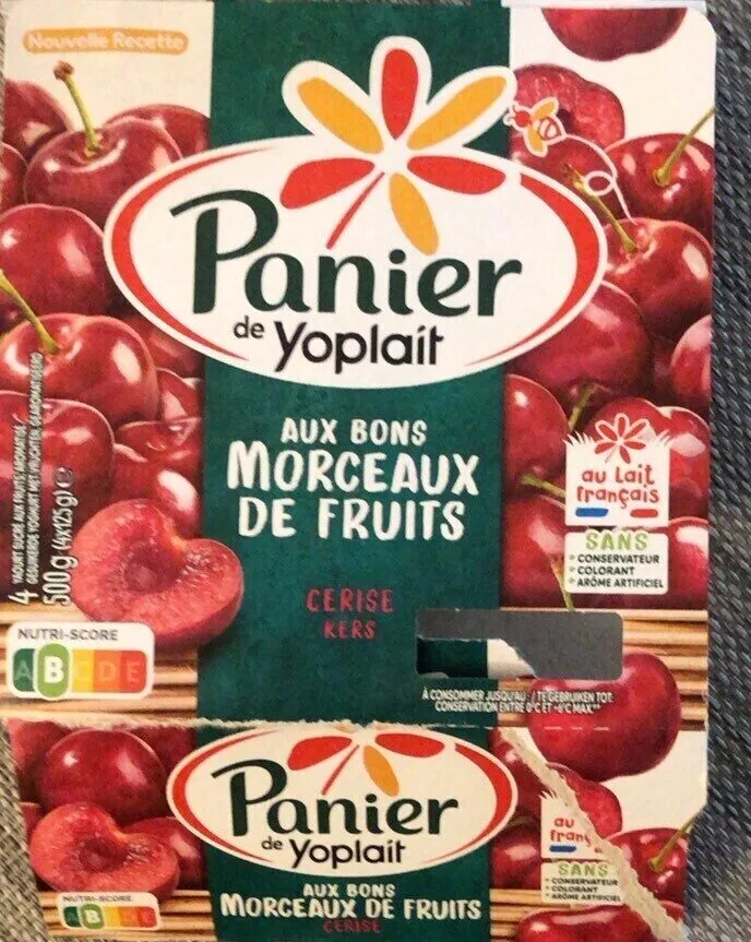 Panier de Yoplait Cerise