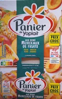 Aux bons morceaux de fruits pêche, abricot, poire, ananas 6 x 125 g