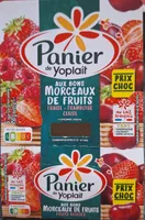 Aux bons morceaux fraise framboise cerise 6 x 125 g