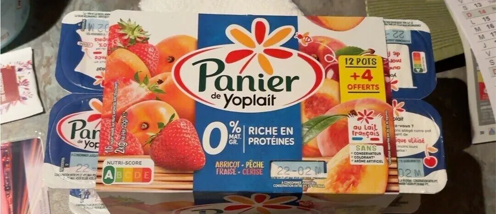 Panier de Yoplait