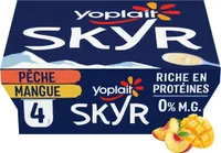 Skyr pêche et mangue