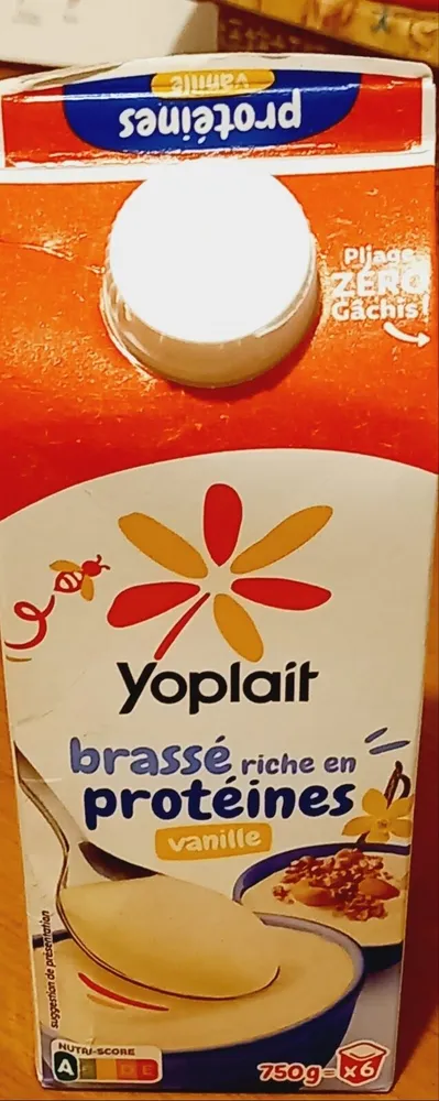 Brassé riche en protéines vanille