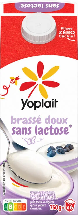Brassé doux sans lactose