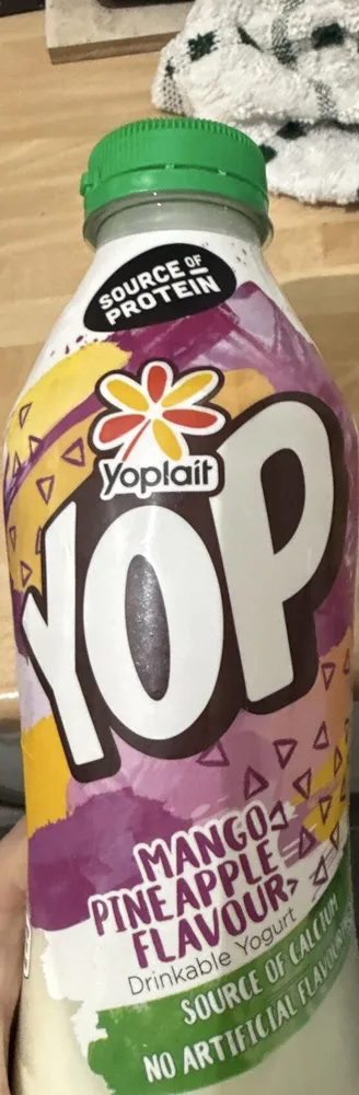 Mango Pineapple Drinkable Yogurt