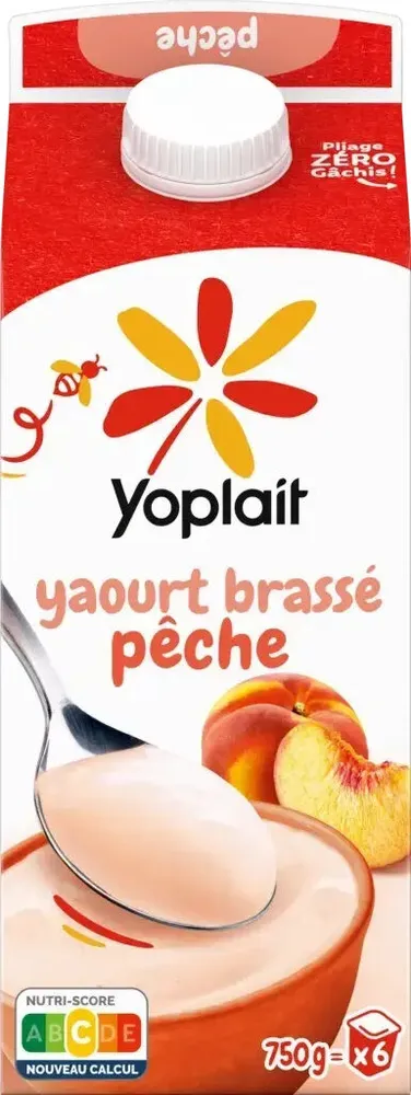 yaourt brassé pêche