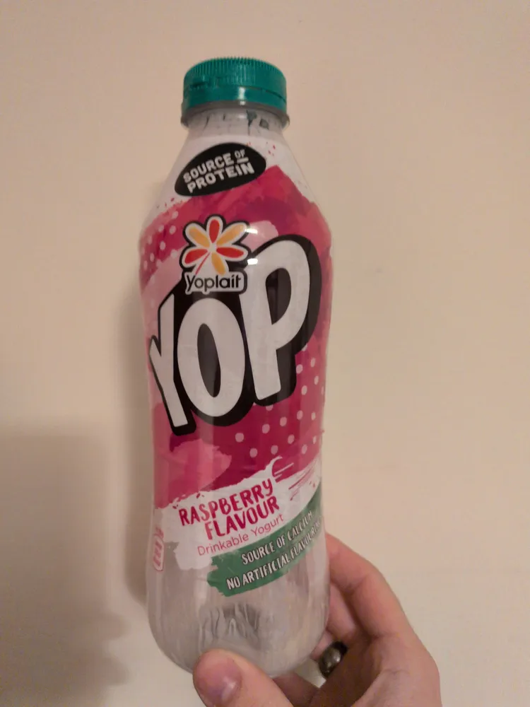 Yop Raspberry Flavour Drinkable Yoghurt