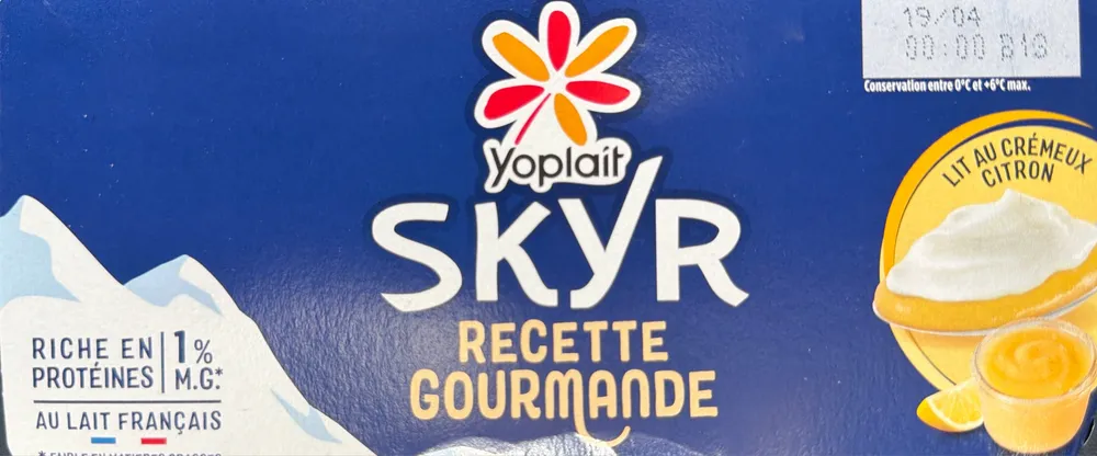 Skyr lit au crémeux citron