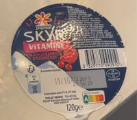 SKYR VITAMINE SUR L'LIT LA FRAMBOISE & CRANBERRY