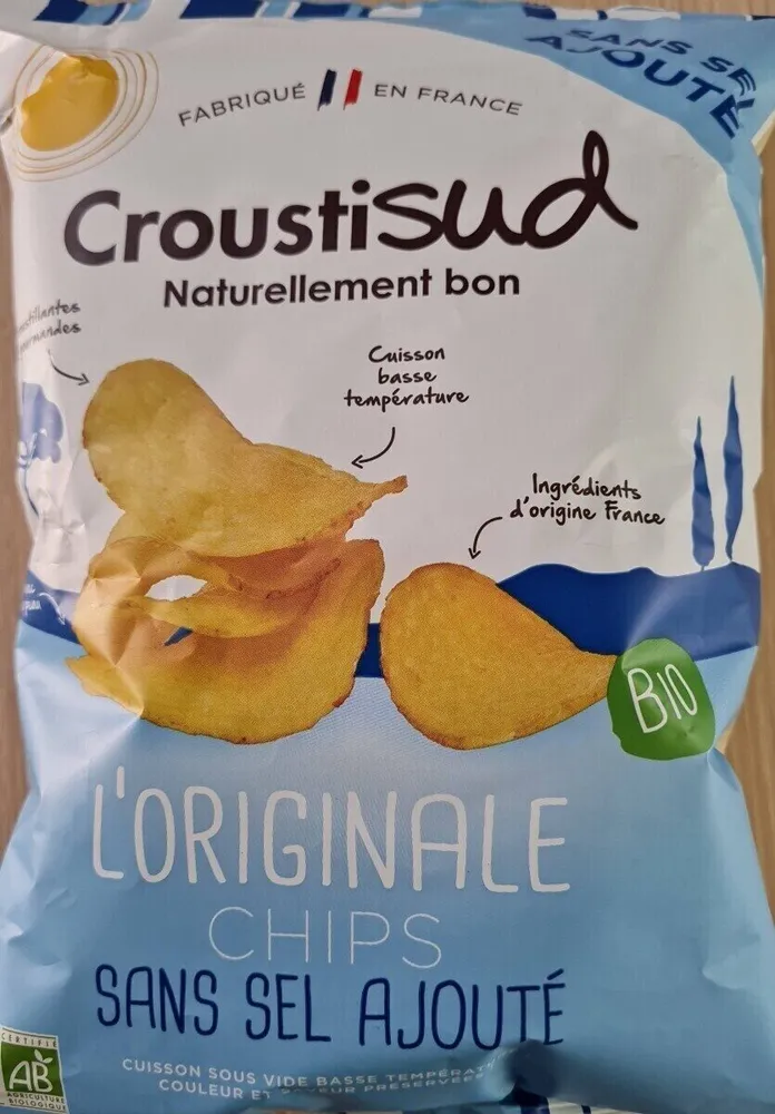 L'originale chips sans sel ajouté